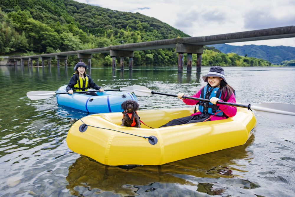 Outdoor travel with pets. To the scenic spot of your dog and Ashizuri & Shimanto River!