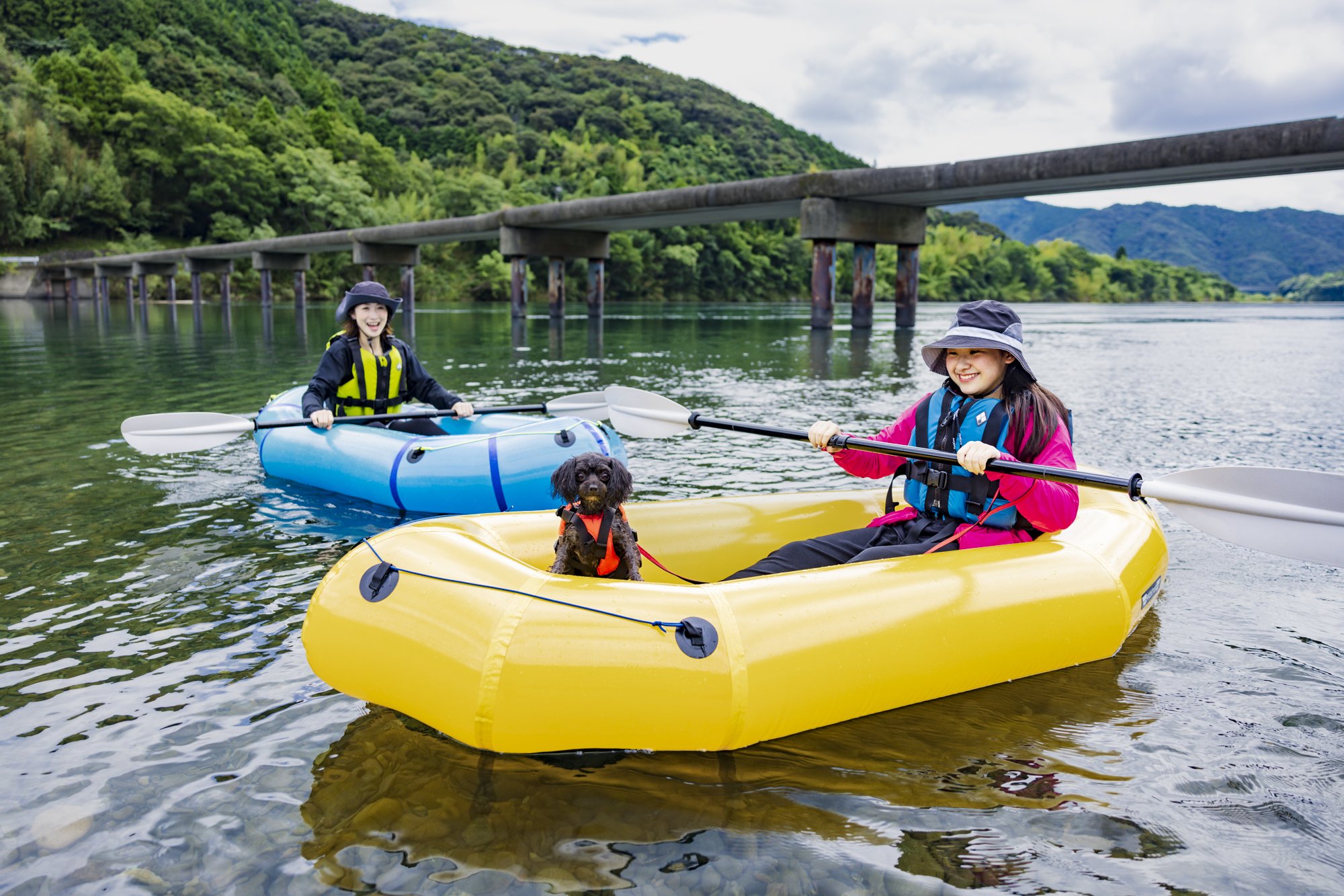 Outdoor travel with pets. To the scenic spot of your dog and Ashizuri & Shimanto River!