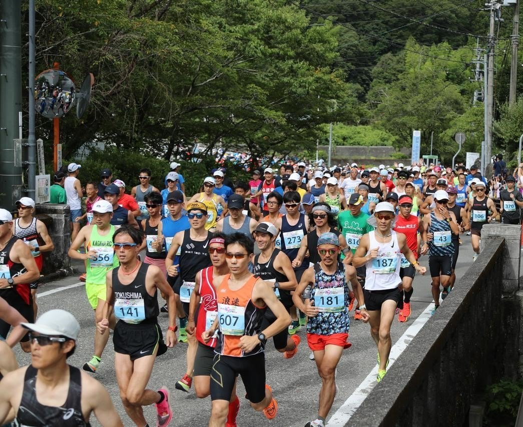 The 35th Kochi-Honzan Hisumi River Clear Stream Marathon
